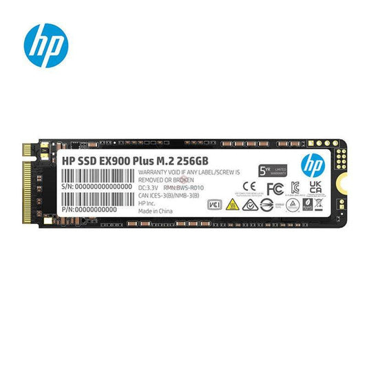 UNIDAD EN ESTADO SOLIDO HP EX900 PLUS, M.2 2280, 256GB, PCIE 3.0 X4, NVME 1.3 - 35M32AA#