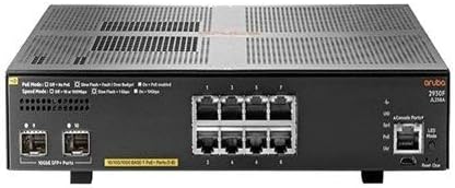 SWITCH ARUBA GIGABIT ETHERNET 2930F JL258A 8 PUERTOS POE+ 10/100/1000MBPS 2 SFP+ 56 GBIT/S ADMINISTRABLE 32,768 ENTRADAS