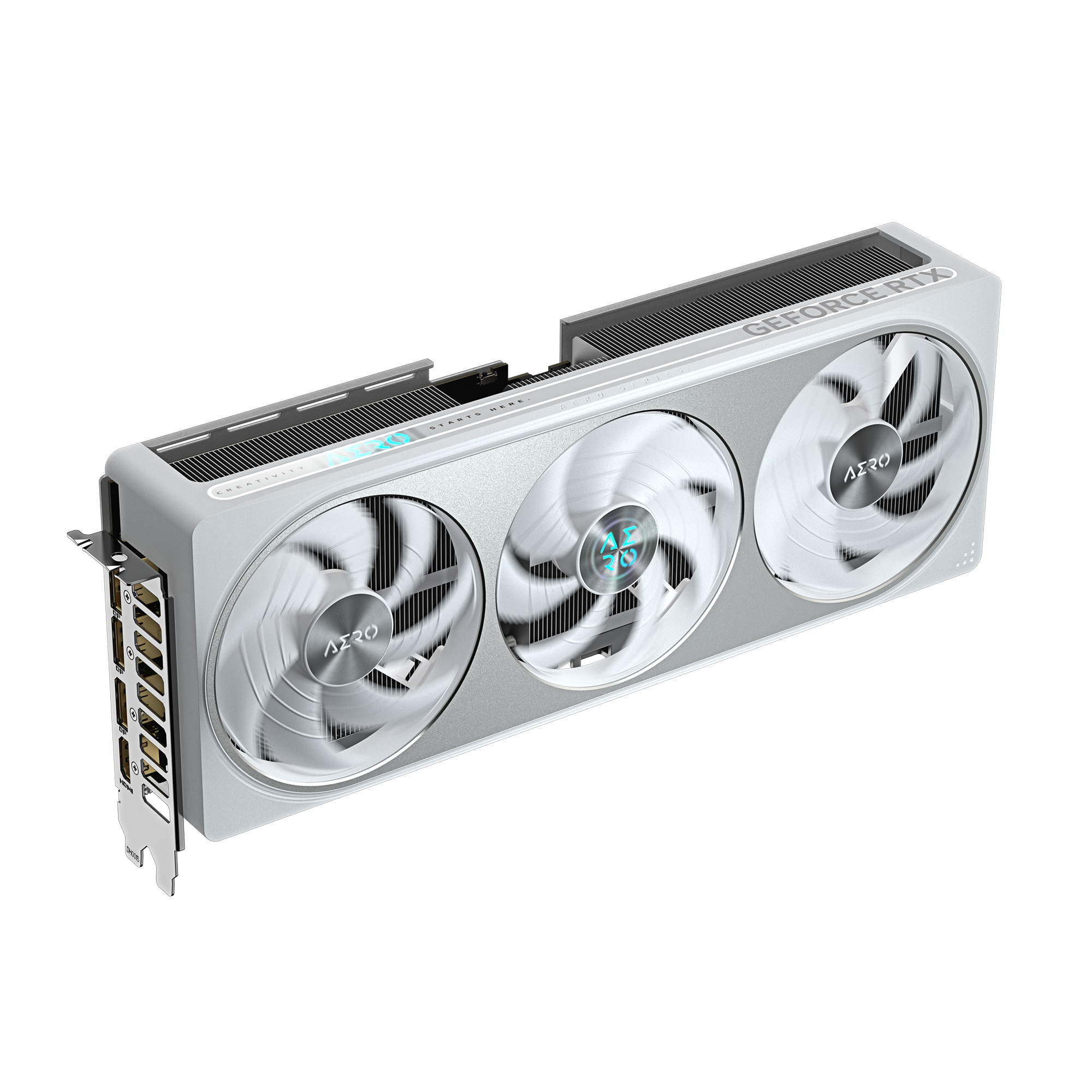TARJETA DE VIDEO GIGABYTE GEFORCE RTX 5070 AERO OC 12G, 12 GB GDDR7, PCIE GEN 5.0