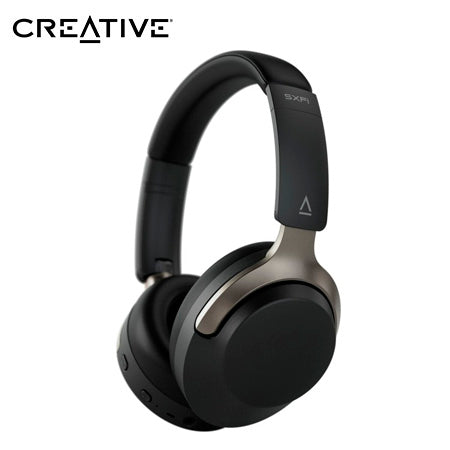 AUDIFONO C/MICROF. CREATIVE ZEN HYBRID SXFI 3.5MM/BT MULTIPOINT 40MM 70H SUPER X-FI ANC/ENC/AAC 5 MIC BLACK (51EF1200AA001)