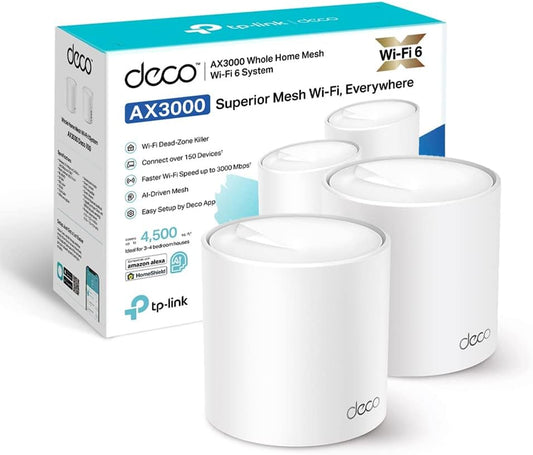 DecoX502-pack - DECO X50 AX3000 WHOLE HOME MESH WIFI 6 SYSTEM