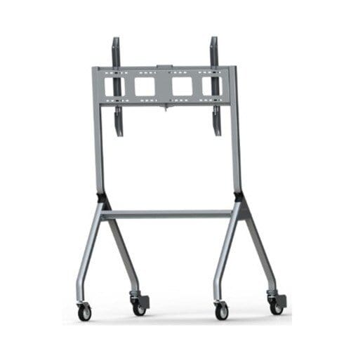 ViewSonic Carro pantallas - 120.20kg Capacidad - 4 Ruedas - 101.60mm Tamaño de las ruedas - Gris