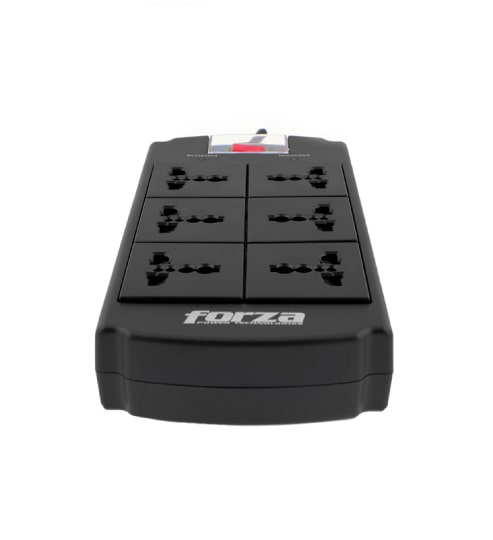 PROTECTOR DE TENSIÓN FSP-06MN – 1080J/1800W, 5 SALIDAS UNIVERSALES, 120V/240V, PROTECCIÓN EFICIENTE PARA EQUIPOS