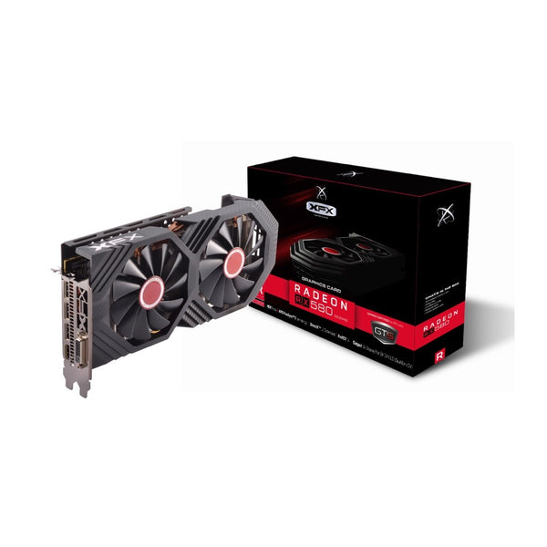 TARJETA GRÁFICA AMD RADEON RX 580 8GB GDDR5 DUAL FAN – ALTO RENDIMIENTO, GAMING FLUIDO, SOPORTE VR Y OVERCLOCKING PARA PC DE ESCRITORIO