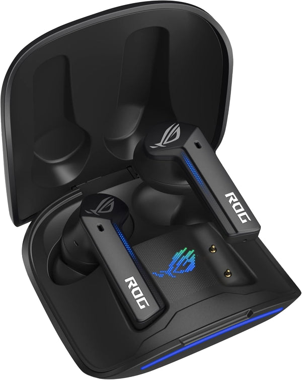 AUDÍFONOS ASUS ROG CETRA TRUE WIRELESS IN-EAR, BLUETOOTH 5.0, ANC, 27H DE BATERÍA, IPX4, CARGA INALÁMBRICA, MICRÓFONO OMNIDIRECCIONAL, COLOR NEGRO