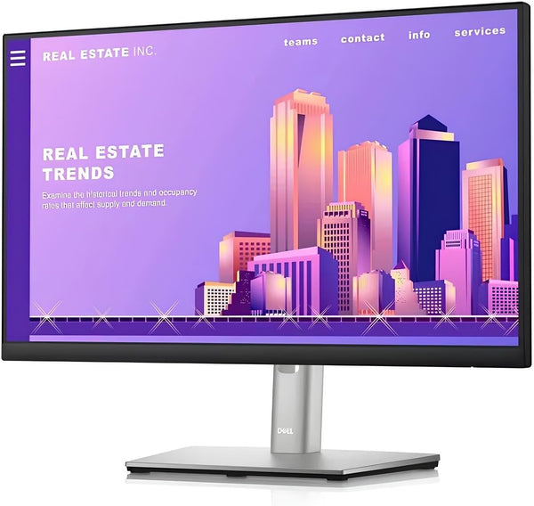 MONITOR IPS DE ALTA DEFINICIÓN DELL MT P2222H 21.5" CON CONECTIVIDAD VGA HDMI USB DP RESOLUCIÓN FULL HD 1920X1080