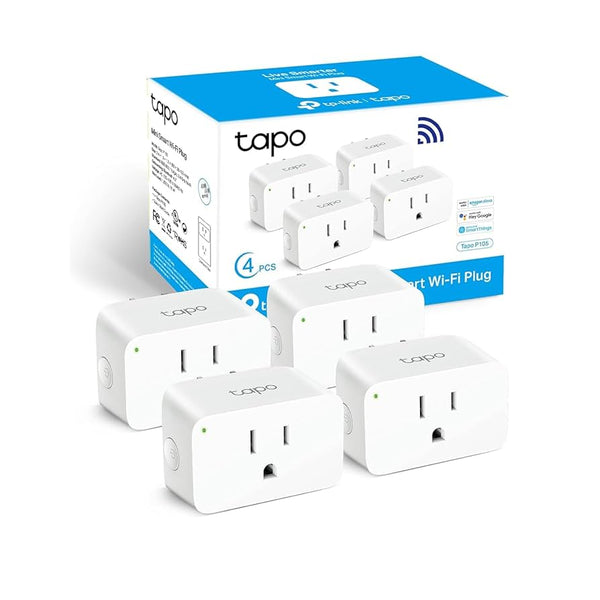 TAPO P105 V2 – ENCHUFE INTELIGENTE MINI CONTROL REMOTO POR APP PROGRAMABLE COMPATIBLE CON ALEXA Y GOOGLE ASSISTANT AHORRO DE ENERGÍA