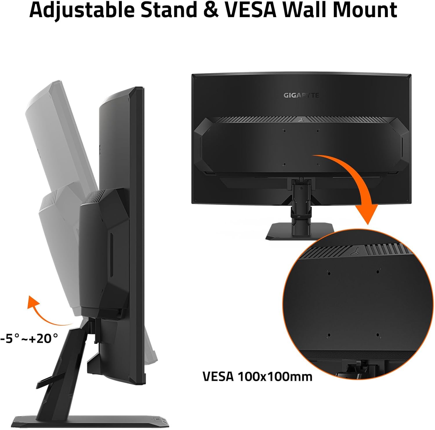 MONITOR GIGABYTE 32GB GS32QCA 2K 1MS 180HZ