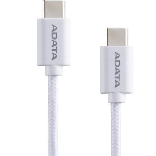 ADATA TECHNOLOGY CABLE USB POWER TYPE C-TYPE C WHITE