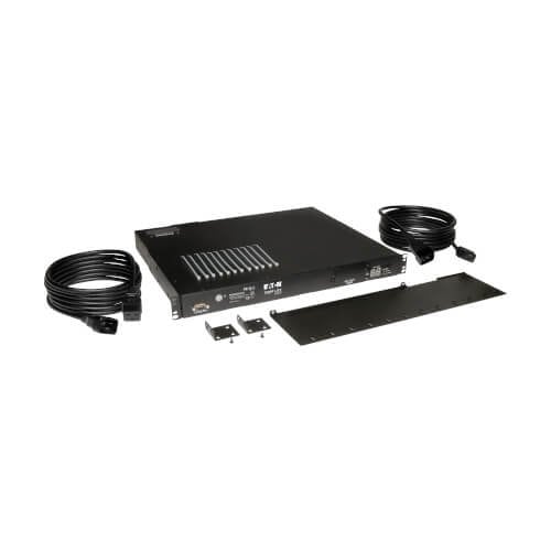 TRIPP LITE PDUMH20HVAT – PDU HORIZONTAL 1U, ATS Y MEDIDOR DIGITAL, 10 SALIDAS (8 C13 + 2 C19), ENTRADAS DUALES C20 200-240 V (20 A), CONMUTACIÓN REDUNDANTE EN <5 MS, TAA