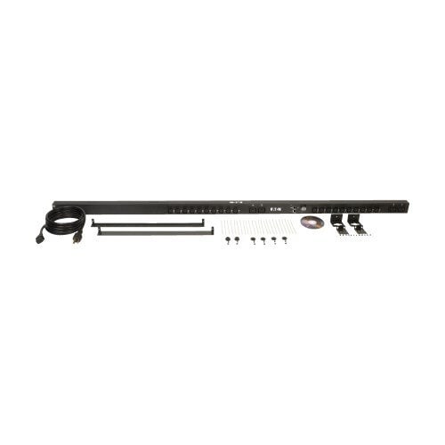 EATON (TRIPP LITE) PDUMV20HVNETLX – PDU VERTICAL CON 24 SALIDAS CONTROLABLES (20 C13 + 4 C19), HASTA 3.8 KW, INTERFAZ LX REMOTA, AMPERÍMETRO DIGITAL, CABLE L6-20P 3 M
