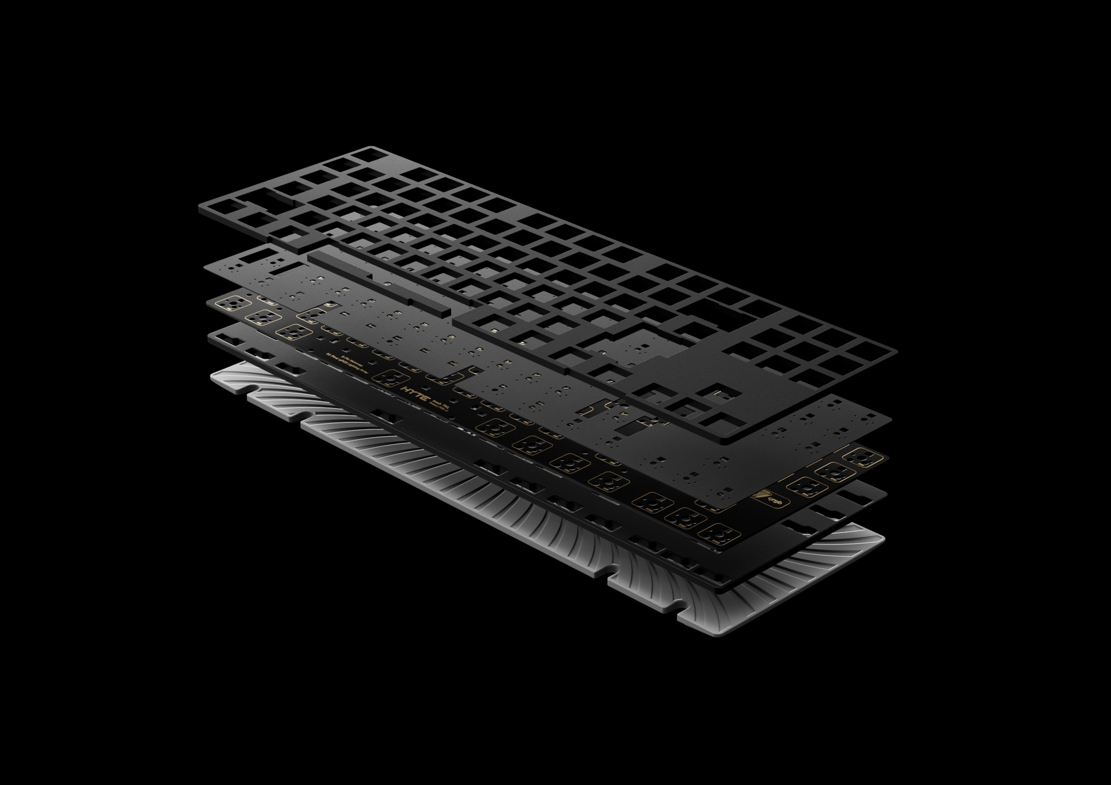 Teclado Mecánico HYTE KEEB TKL qRGB - 93 Teclas - Switches Fluffy Lavender Lineales - Hot-Swap - USB-C vista principal