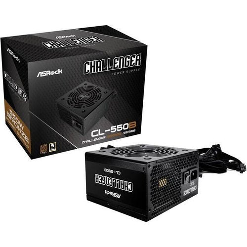 FUENTE DE PODER CL-550B BRONZE 550W, EFICIENCIA 80+ BRONZE, COMPACTA Y CONFIABLE, IDEAL PARA PCS GAMER, OFICINA Y ENSAMBLES PERSONALIZADOS