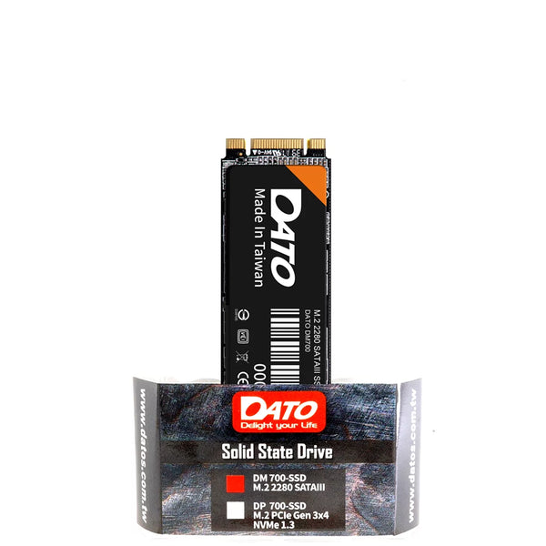DATO INTERNAL SOLID STATE DRIVE SSD DM700 (DM700SSD 256GB) SATAIII, 256GB, INTERFACE PC M.2 SATA3, SPEEDS 535MB/S BLACK