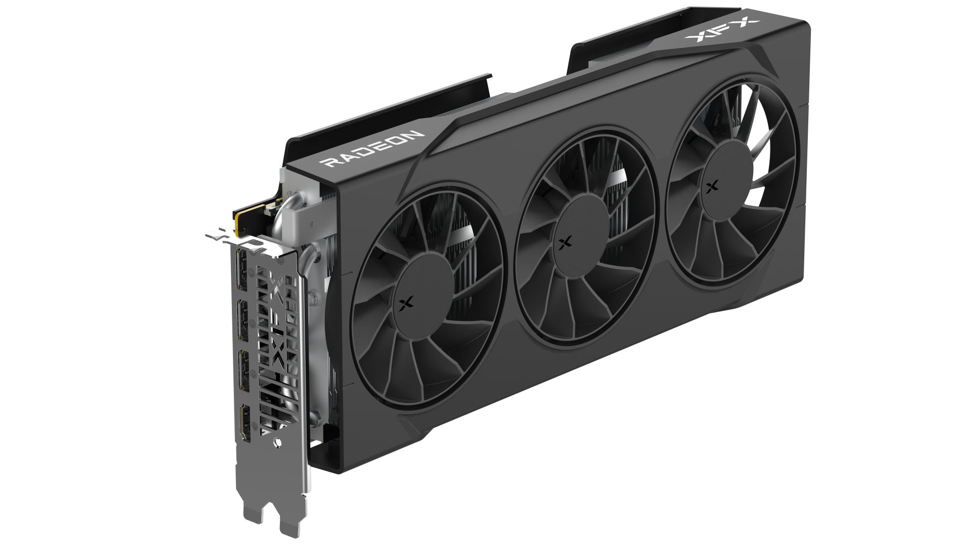 XFX Swift RX‑97SWFT3B7 – Tarjeta gráfica AMD Radeon RX 9070 OC Gaming Edition, 16 GB GDDR6, PCIe 5.0, 256 bit, RDNA 4, boost 2700 MHz, 3×DisplayPort 2.1, HDMI 2.1, triple ventilador