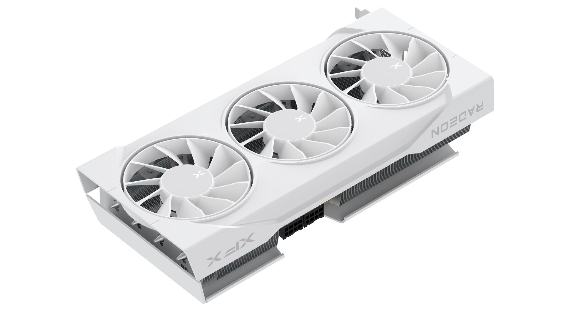 XFX Swift RX‑97SWFT3W7 – Tarjeta gráfica AMD Radeon RX 9070 OC White Gaming Edition, 16 GB GDDR6, PCIe 5.0, 256 bit, RDNA 4, boost 2700 MHz, 3×DisplayPort 2.1, HDMI 2.1, triple ventilador