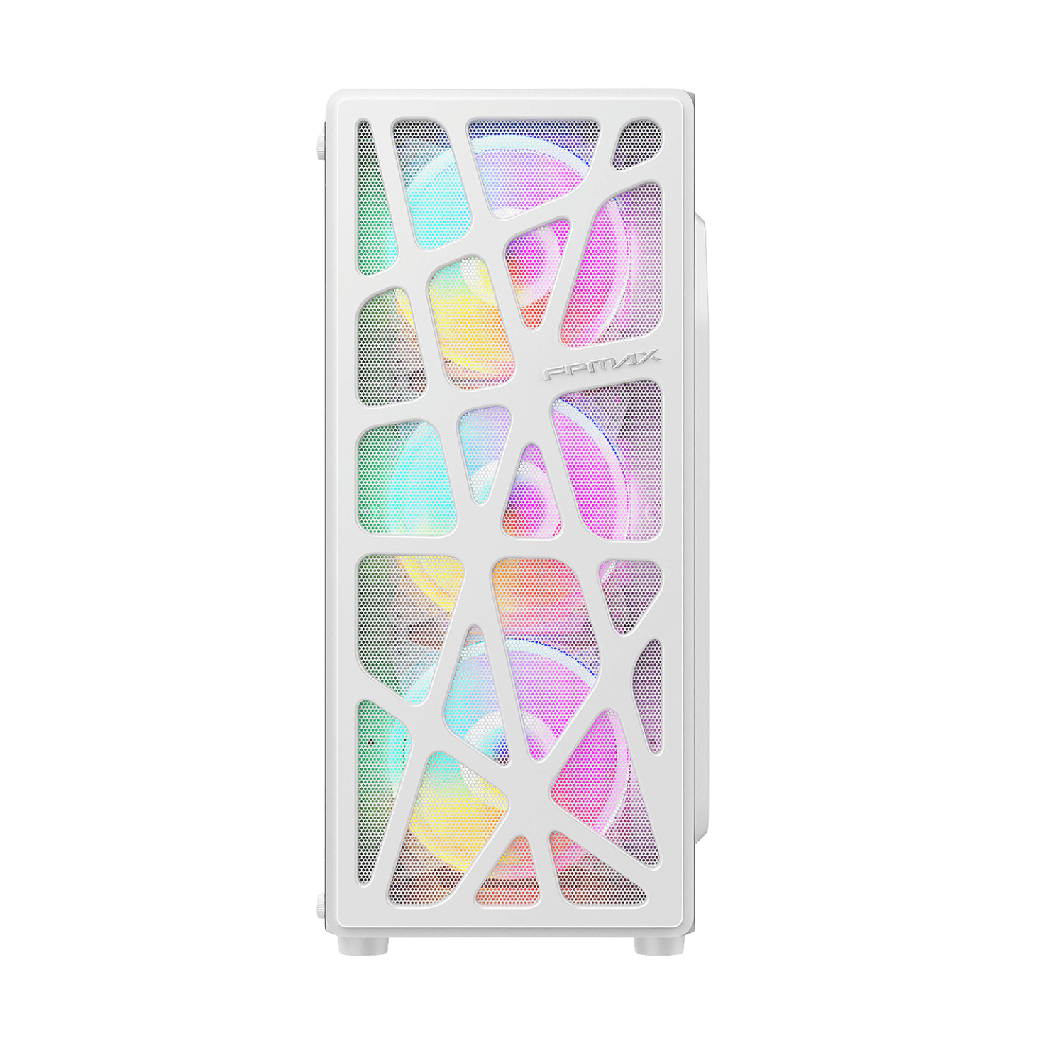 CASE ATX GAMER, CORTEX BLANCO, Case sin Fuente, 1xUSB 2.0, 1xUSB 3.0, 1xUSB C, 1xAUDIO, 1xMIC, Acrilico lateral, Malla frontal. Medidas: 345 x 218 x 400mm, 2x3.5HDD, 1x2.5SDD interno.