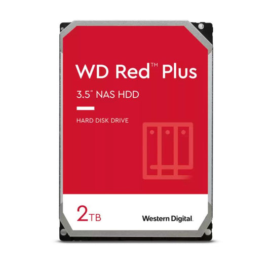 DISCO DURO WESTERN DIGITAL RED PLUS WD20EFZX, 2TB, SATA, 5400RPM, 3.5", CACHE 128MB - SMART BUSINESS