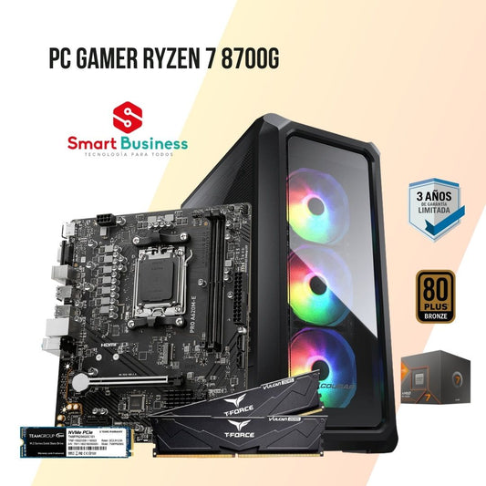 Pc Gamer Amd Ryzen™ 7 8700G - A620M Ddr5 - SMART BUSINESS