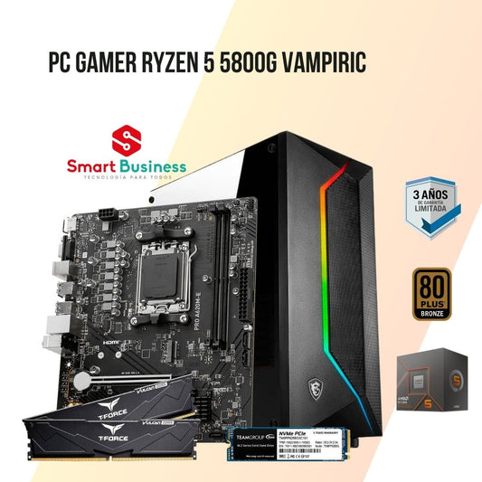 Pc Gamer Amd Ryzen™ 5 8500G A620M Pro Wifi - SMART BUSINESS