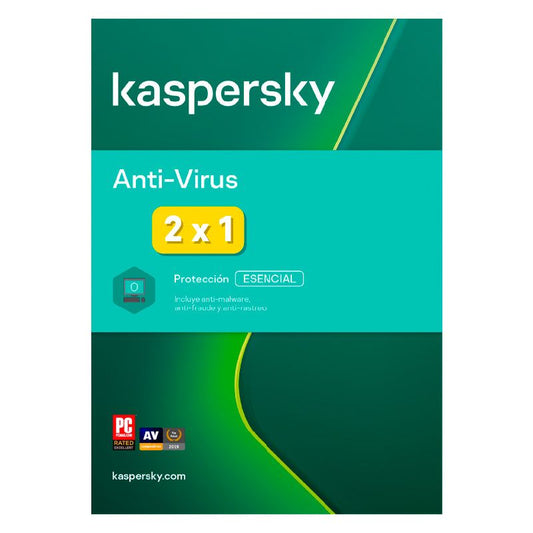 KASPERSKY ANTI-VIRUS, 2 X 1 (PROTEGE 2 DISPOSITIVOS AL PRECIO DE 1), LICENCIA 1 AÑO - SMART BUSINESS