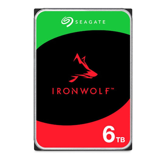 DISCO DURO SEAGATE IRONWOLF NAS ST6000VN001, 6TB, SATA 6GB/S, 5400RPM, 256MB CACHE, 3.5". - SMART BUSINESS