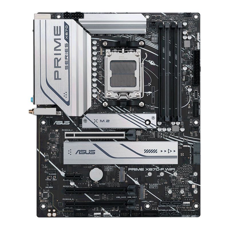 MOTHERBOARD ASUS PRIME X670-P WIFI, CHIPSET AMD X670, SOCKET AMD AM5, ATX - SMART BUSINESS