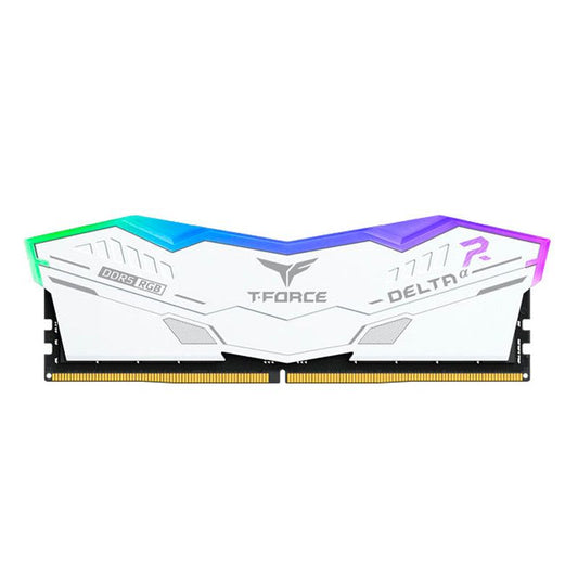 MEMORIA TEAMGROUP T-FORCE DELTAΑ RGB DDR5, 16GB DDR5-6000MHZ, CL38, 1.25V, BLANCO. - SMART BUSINESS