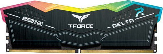 MEMORIA TEAMGROUP T-FORCE DELTA BLACK RGB, 16GB DDR5-6000MHZ, PC5-48000, CL38, 1.25V - SMART BUSINESS