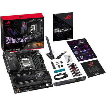 ROG STRIX X670E-E GAMING WIFI, MOTHERBOARD ASUS ROG STRIX X670E-E GAMING WIFI, CHIPSET AMD X670, SOCKET AMD AM5, ATX, ASUS, SMART BUSINESS