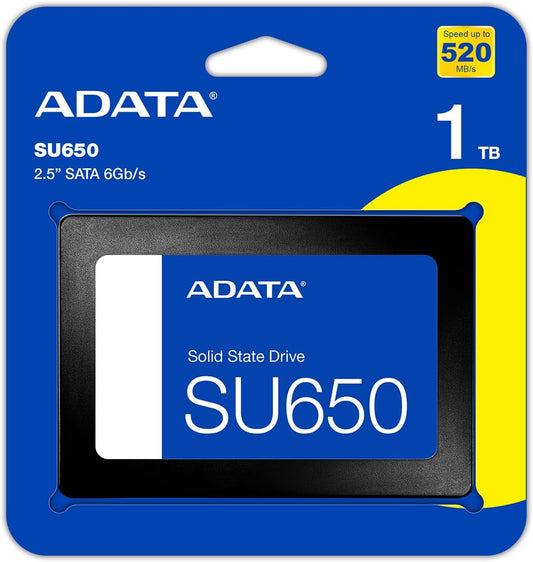 SSD ADATA SU650 1TB SATA 2.5" ASU650SS-1TT-R - ASU650SS-1TT-R