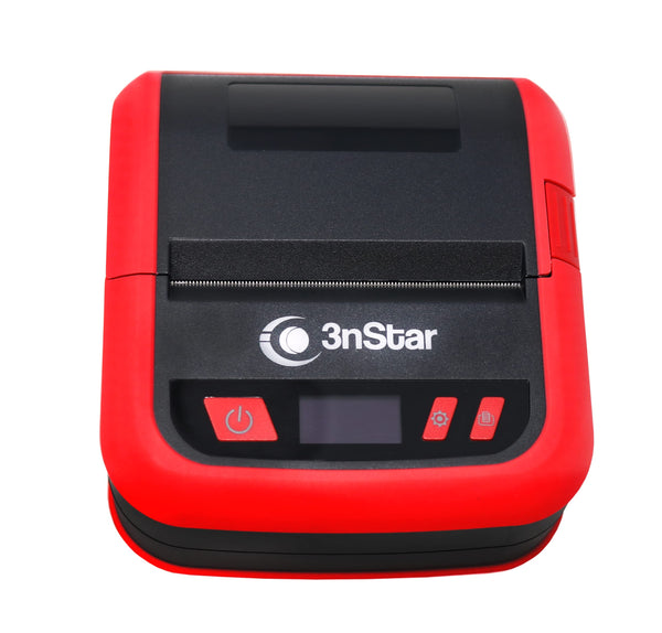 3nStar PPT305BT Impresora térmica móvil 3″ (76 mm), Bluetooth dual 2.1/4.0, RAM 8MB, Flash 8MB, compatible con Android, Windows, códigos 1D/2D, 1 año garantía