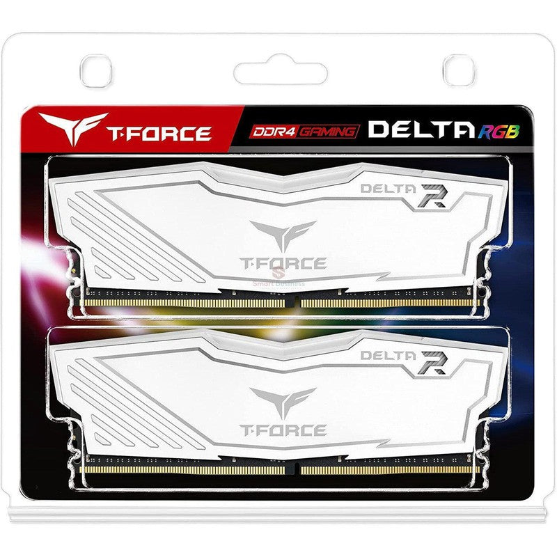 TF3D432G3200HC16F01, MEMORIA 32GB DDR4 T-FORCE DELTA RGB BUS 3200MHZ, TEAMGROUP, SMART BUSINESS