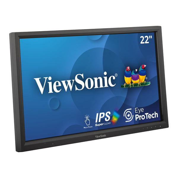 Monitor Touch ViewSonic TD2223, 22" FHD, TN, Multi-táctil IR, DVI - HDMI - USB - VGA