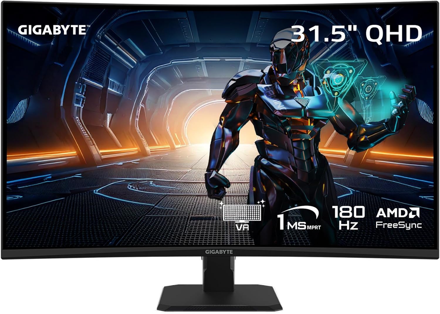 MONITOR GIGABYTE 32GB GS32QCA 2K 1MS 180HZ
