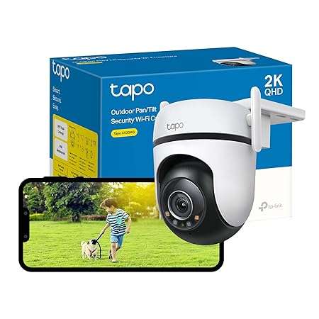 TAPO C520WS V1 - CÁMARA DE VIGILANCIA DE RED - PANORÁMICO / INCLINACIÓN
