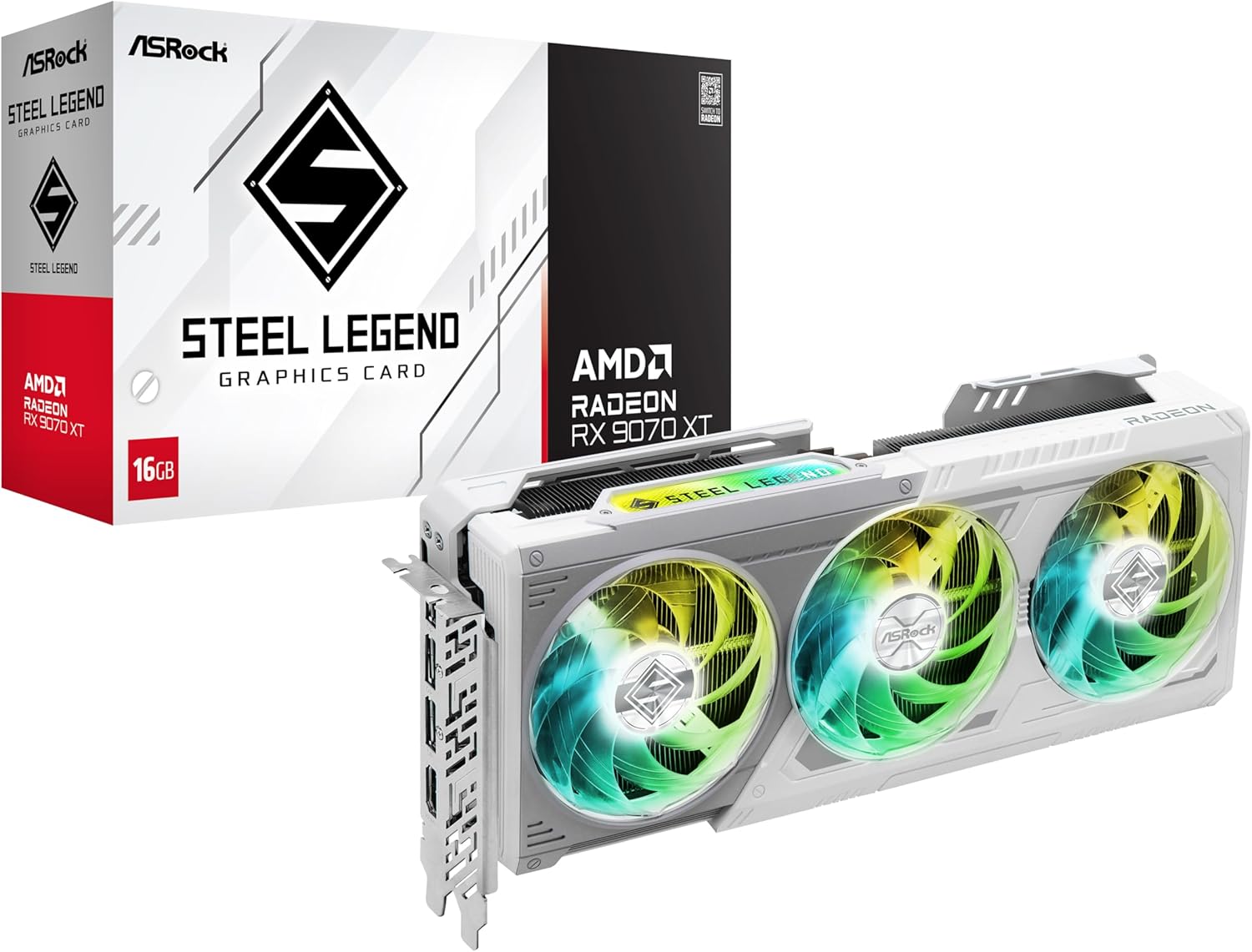 TARJETA DE VIDEO ASROCK VGA 16G AR RX9070XT ST LEG GD6