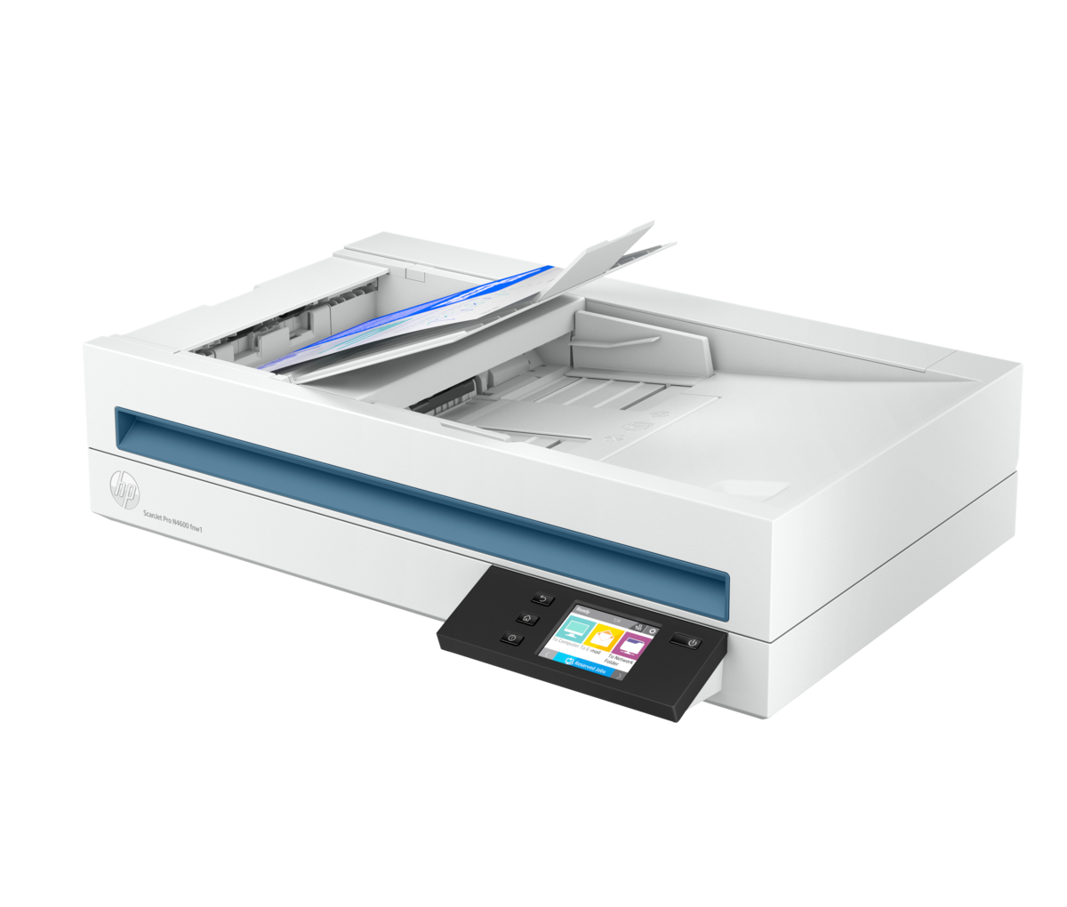 "ESCÁNER HP SCANJET PRO N4600 FNW1 – ESCANEO RÁPIDO A COLOR, CONEXIÓN WI-FI, ALIMENTADOR AUTOMÁTICO DE DOCUMENTOS (ADF), IDEAL PARA OFICINA Y DIGITALIZACIÓN DE DOCUMENTOS"