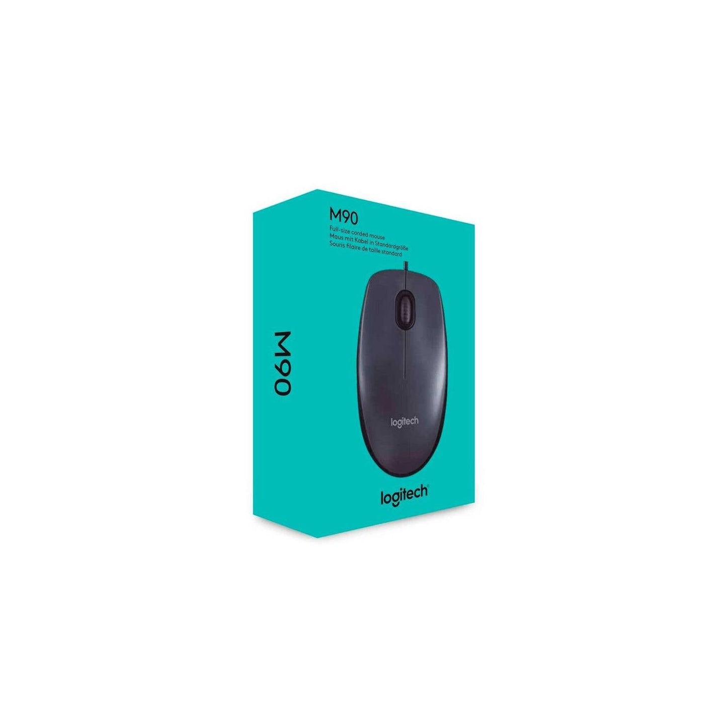Mouse Logitech M90, Sensor Hasta 1000 Dpi, Conexion Usb, 3 Botones, Color Negro (910-004053) - SMART BUSINESS