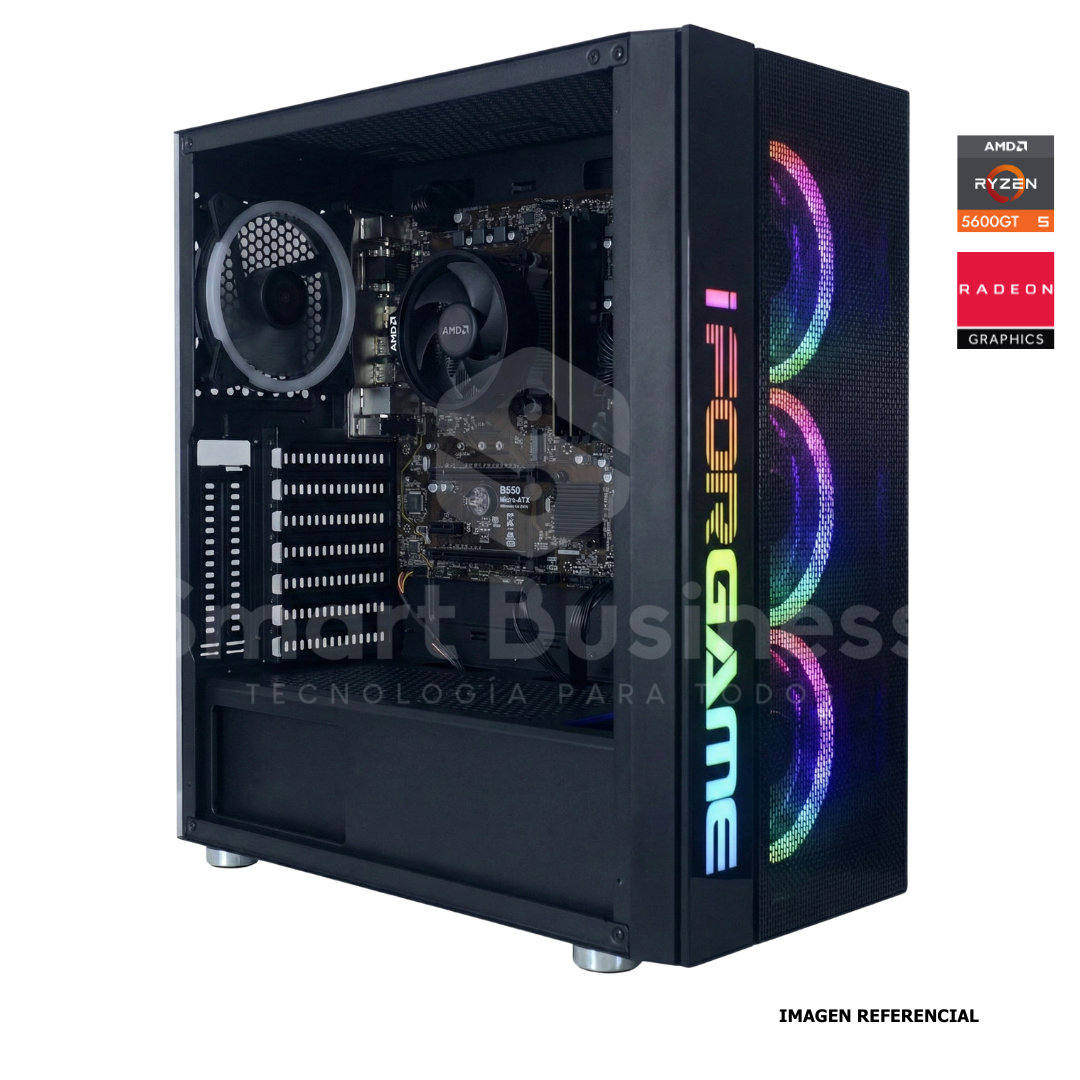 CPU Ryzen 5 5600GT 3.6GHz hasta 4.6GHz 16MB · B550M PRO-VDH · 32GB (2×16GB) DDR4 3200 · 990 EVO PLUS 1TB M.2