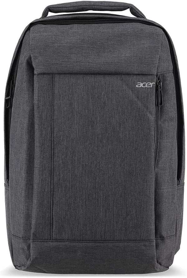 ACER MOCHILA DE VIAJE GRIS PARA LAPTOP DE 15.6 PULGADAS, LIGERA Y RESISTENTE, COMPARTIMENTOS MÚLTIPLES PARA OFICINA Y ESTUDIANTES