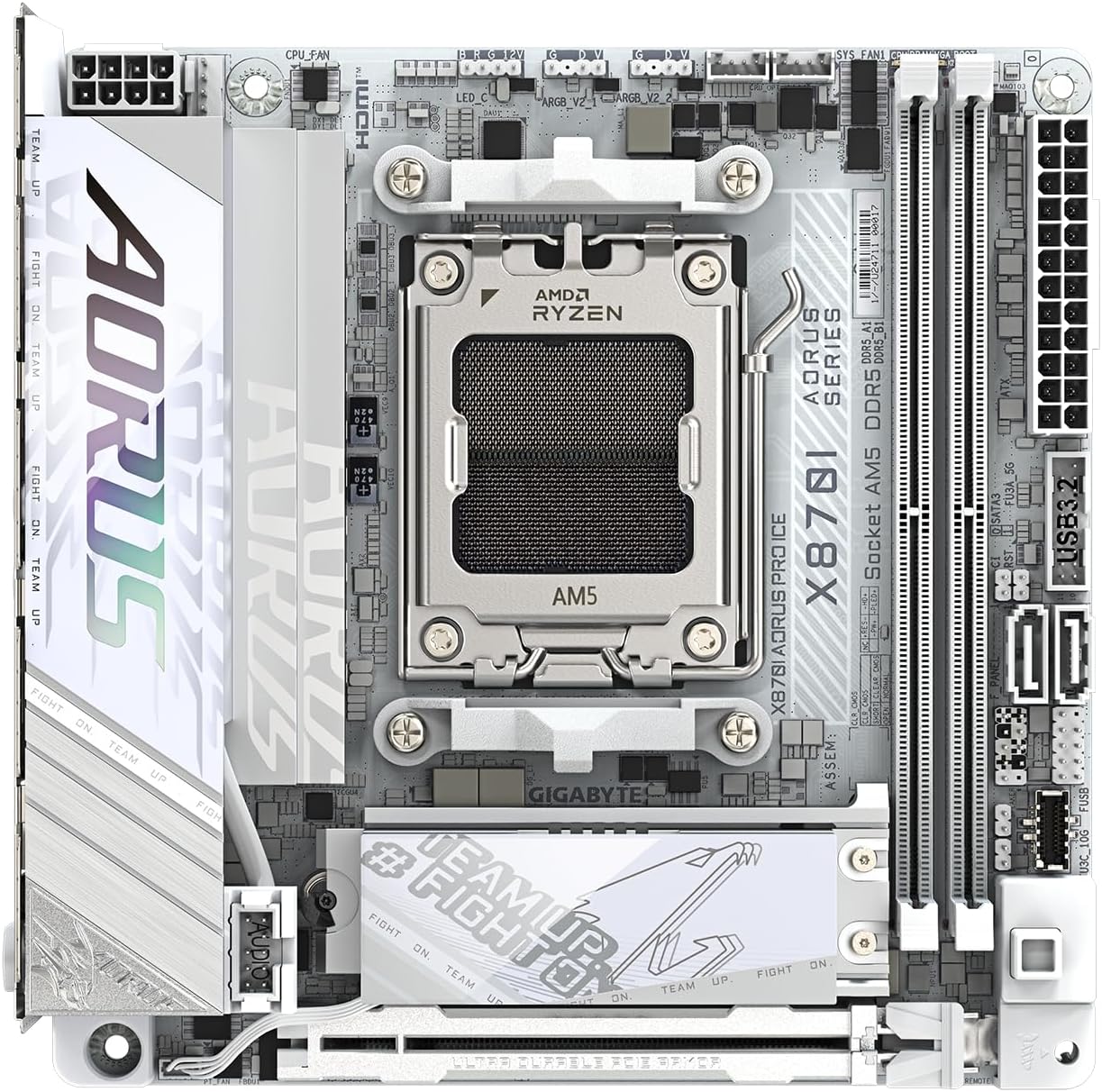 GIGABYTE X870I AORUS PRO ICE AM5 MINI-ITX MOTHERBOARD