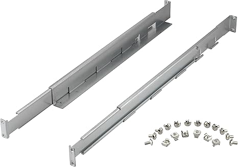 SALICRU 698OP000013 – KIT DE RIELES TELESCÓPICOS 19″ (480–780 MM), ROBUSTO Y FÁCIL DE INSTALAR PARA UPS O MÓDULOS DE BATERÍA