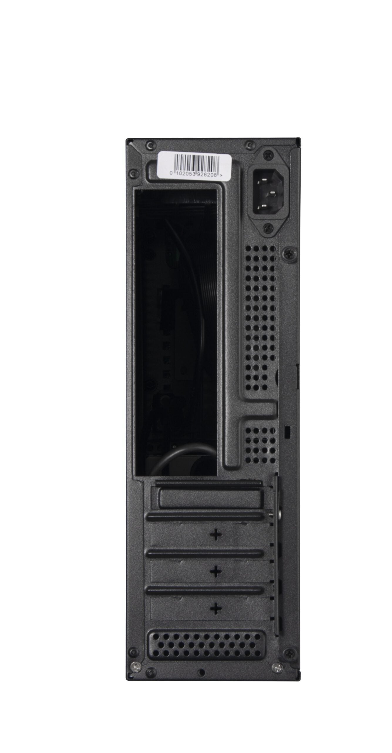 CASE SLIM SLIM822 FUENTE 350W, 1xUSB3.0, 2xUSB 2.0, TYPE-C, Audio HD, 1X6CM COOLER Medidas: 393 x 90.5 x 305mm 2x3.5HDD, 2x2.5SDD interno