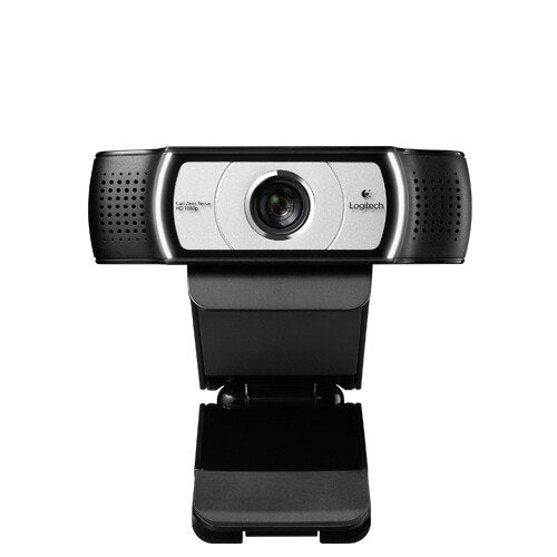 CÁMARA WEB LOGITECH C930E EMPRESARIAL, 2 MICRÓFONOS, USB, 1080P HD, NEGRO (960-000971)