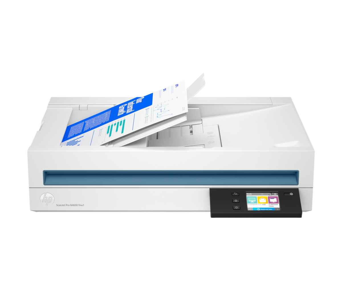 "ESCÁNER HP SCANJET PRO N4600 FNW1 – ESCANEO RÁPIDO A COLOR, CONEXIÓN WI-FI, ALIMENTADOR AUTOMÁTICO DE DOCUMENTOS (ADF), IDEAL PARA OFICINA Y DIGITALIZACIÓN DE DOCUMENTOS"
