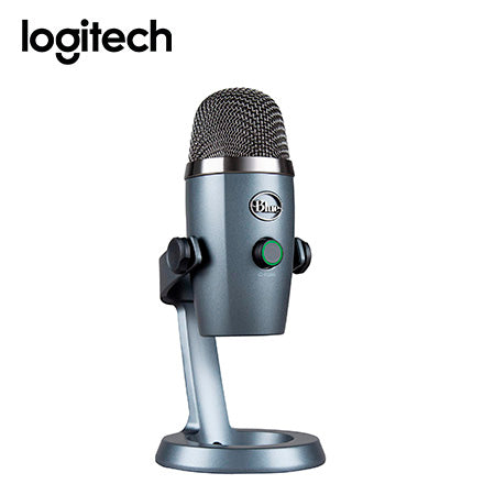 MICROFONO BLUE YETI NANO STREAMING CARDIOID, TIENE SALIDA DE AURICULARES SIN LATENCIA, CONEXION USB, PARA PC, OMNI GRAY (988-000508)