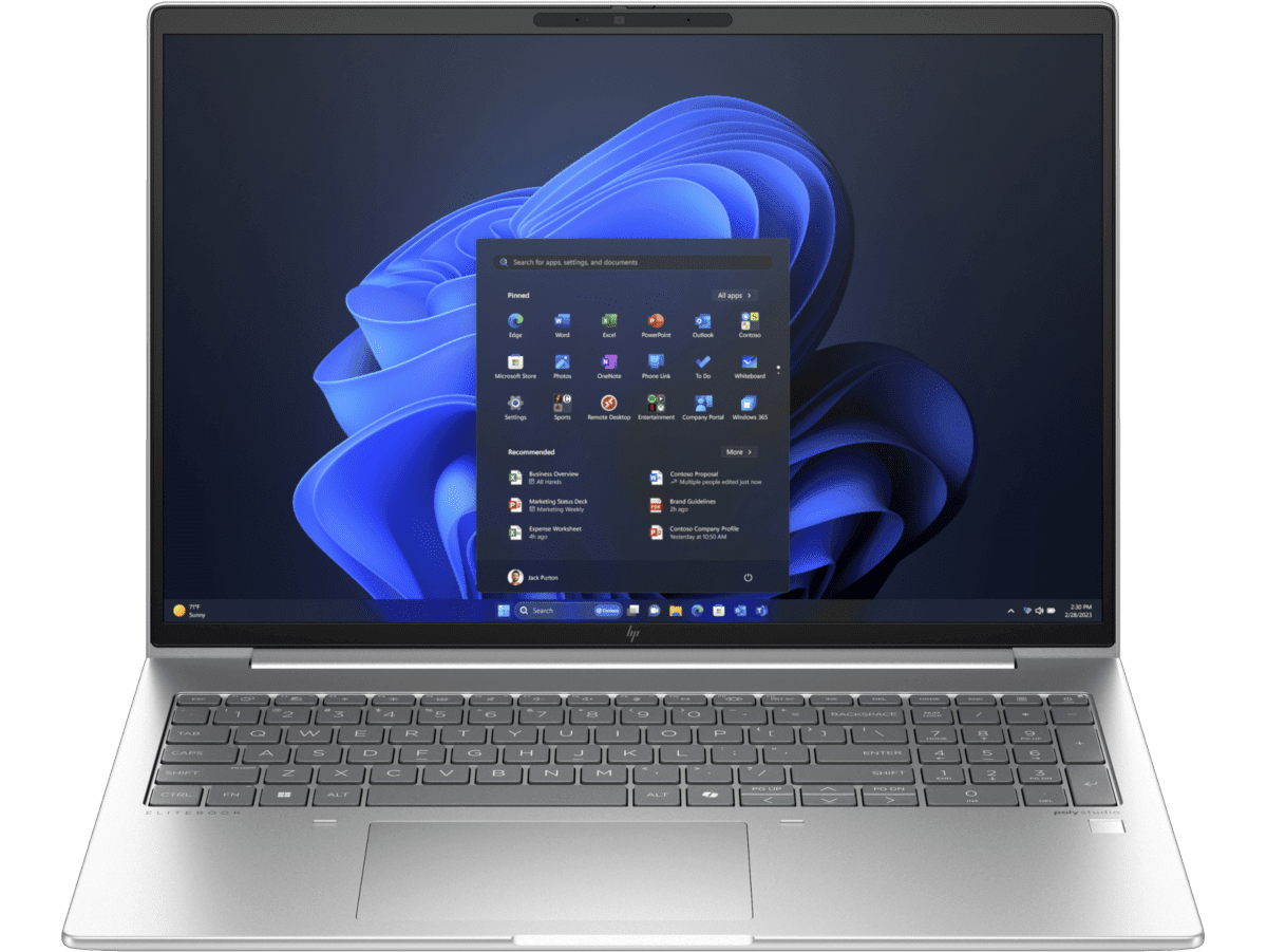 Laptop Convertible HP Elite x360 1040 G11 A9BS2LT 14" Touchscreen - Intel Core Ultra 7 155H (AI PC) - 16GB RAM - 1TB SSD NVMe - Intel Arc Graphics - Wi-Fi 6E/7 - Windows 11 Pro