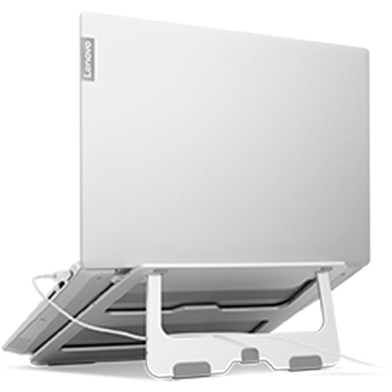 Soporte de aluminio Lenovo para laptop hasta 15.6", inclinacion 18°, plegable y ventilado – GXF0X02618