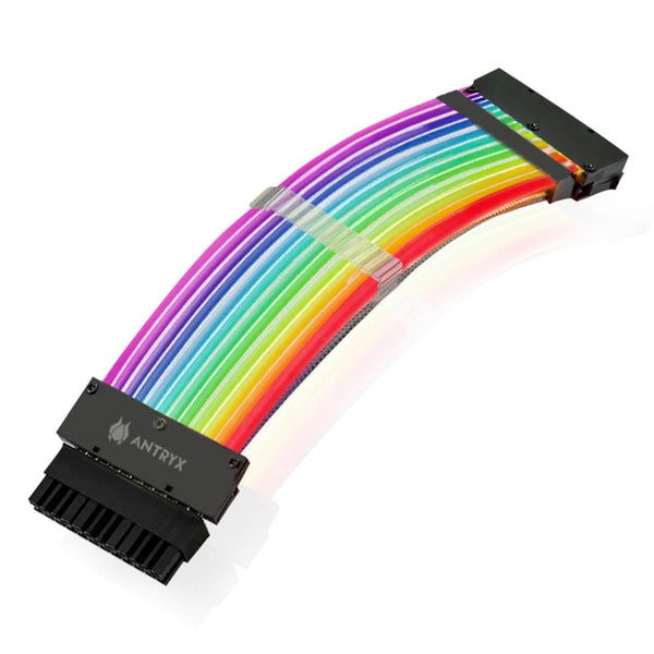 CABLE EXTENSOR ANTRYX SPECTRUM 24X1 ARGB ACE-24X1AR ILUMINACIÓN ARGB FLEXIBLE Y DURADERO
